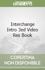 Interchange Intro 3ed Video Res Book libro