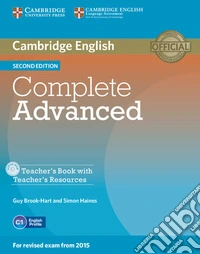 Complete Advanced. Teacher's book. Con CD-ROM