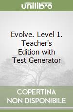 Evolve. Level 1. Teacher's Edition with Test Generator libro