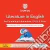 Cambridge International AS and A Level Literature in English. Teachers Resource Access Card. Per le Scuole superiori libro