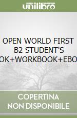 OPEN WORLD FIRST B2 STUDENT'S BOOK+WORKBOOK+EBOOK libro