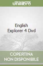 English Explorer 4 Dvd libro