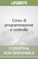 Corso di programmazione e controllo libro