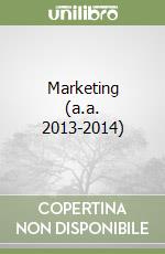 Marketing (a.a. 2013-2014)