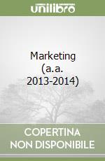 Marketing (a.a. 2013-2014) libro