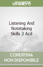 Listening And Notetaking Skills 3 Acd libro