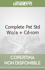 Complete Pet Std Wo/a + Cd-rom libro