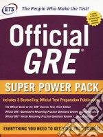 Official GRE super power pack: The official guide to GRE. General test-Official GRE quantitative reasoning. Practice questions-Official GRE verbal reasoning. Practice questions libro