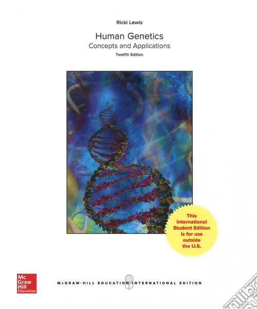 Human genetics. Concepts and applications