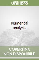 Numerical analysis libro