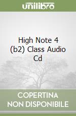 High Note 4 (b2) Class Audio Cd libro