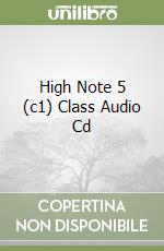 High Note 5 (c1) Class Audio Cd libro