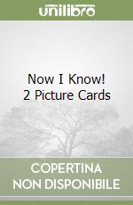 Now I Know! 2 Picture Cards libro