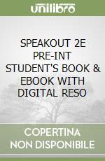 SPEAKOUT 2E PRE-INT STUDENT'S BOOK & EBOOK WITH DIGITAL RESO libro