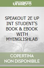 SPEAKOUT 2E UP INT STUDENT'S BOOK & EBOOK WITH MYENGLISHLAB libro