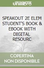 SPEAKOUT 2E ELEM STUDENT'S BOOK & EBOOK WITH DIGITAL RESOURC libro