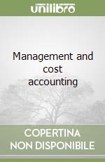 Management and cost accounting libro