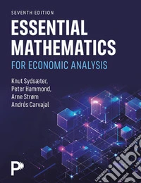 Essential mathematics for economic analysis