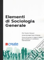 Elementi di sociologia generale libro