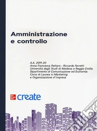 Amministrazione e controllo libro