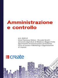 Amministrazione e controllo libro
