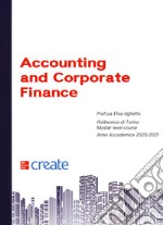 Accounting and corporate finance libro