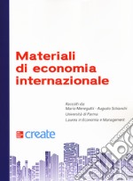 Materiali di economia internazionale libro