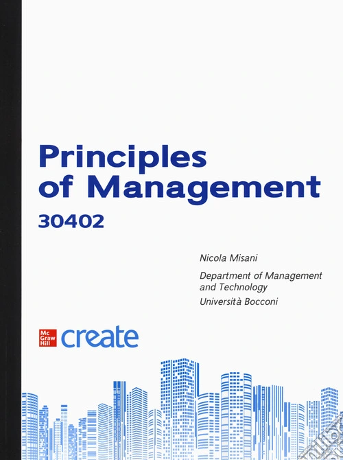 Corso di principles of management
