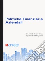 Politiche finanziarie aziendali libro