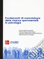 Fondamenti di metodologia della ricerca sperimentale in psicologia libro