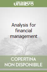 Analysis for financial management