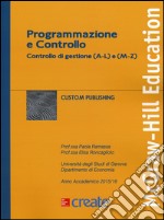 Programmazione e controllo. Controllo di gestione (A-L) e (M-Z) libro