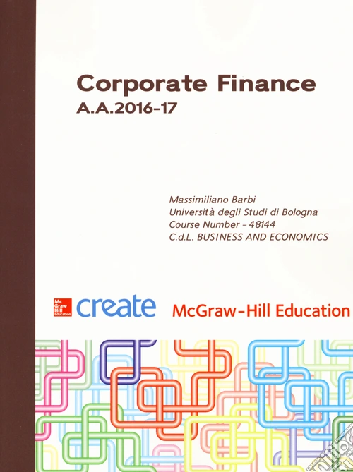 Corporate finance A. A. 2016-17