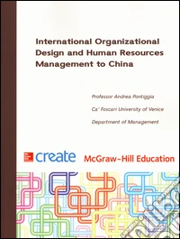 International Organizational Design and Human Resources Management to China libro