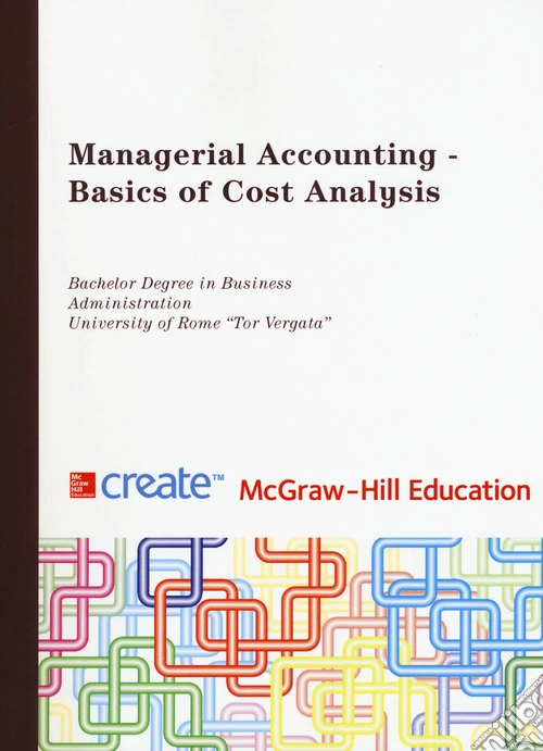 Managerial accounting. Basics of cost analysis