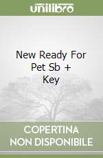 New Ready For Pet Sb + Key libro