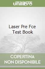 Laser Pre Fce Test Book libro