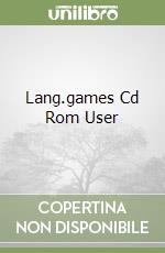 Lang.games Cd Rom User libro