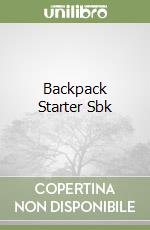 Backpack Starter Sbk libro