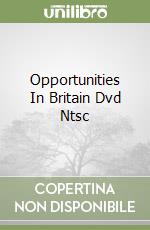 Opportunities In Britain Dvd Ntsc libro