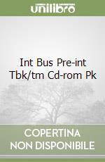 Int Bus Pre-int Tbk/tm Cd-rom Pk libro