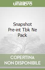 Snapshot Pre-int Tbk Ne Pack libro