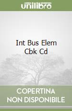 Int Bus Elem Cbk Cd libro