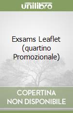 Exsams Leaflet (quartino Promozionale) libro