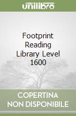 Footprint Reading Library Level 1600 libro