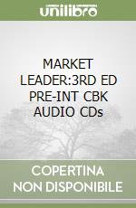 MARKET LEADER:3RD ED PRE-INT CBK AUDIO CDs libro