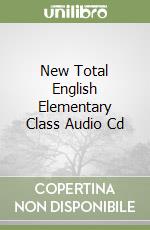 New Total English Elementary Class Audio Cd libro