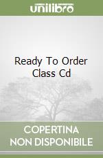 Ready To Order Class Cd libro