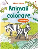 Animali da colorare. Con adesivi. Ediz. illustrata libro