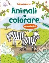 Animali da colorare. Con adesivi. Ediz. illustrata libro